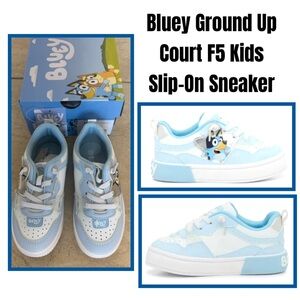 Bluey Ground Up Court F5 Kids Slip-On Sneaker